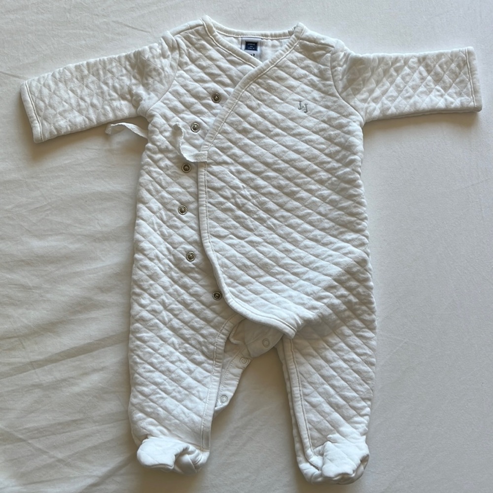 Janie and Jack Quilted Footed 1 Piece